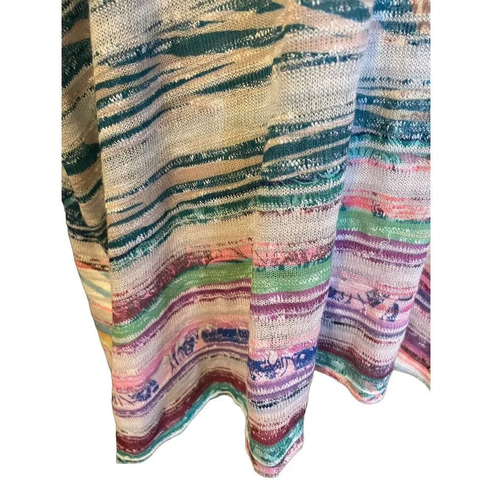 Avenue Womens Sweater Batwing Sleeve Scoop Neck Stretch Multicolor Size 18/20